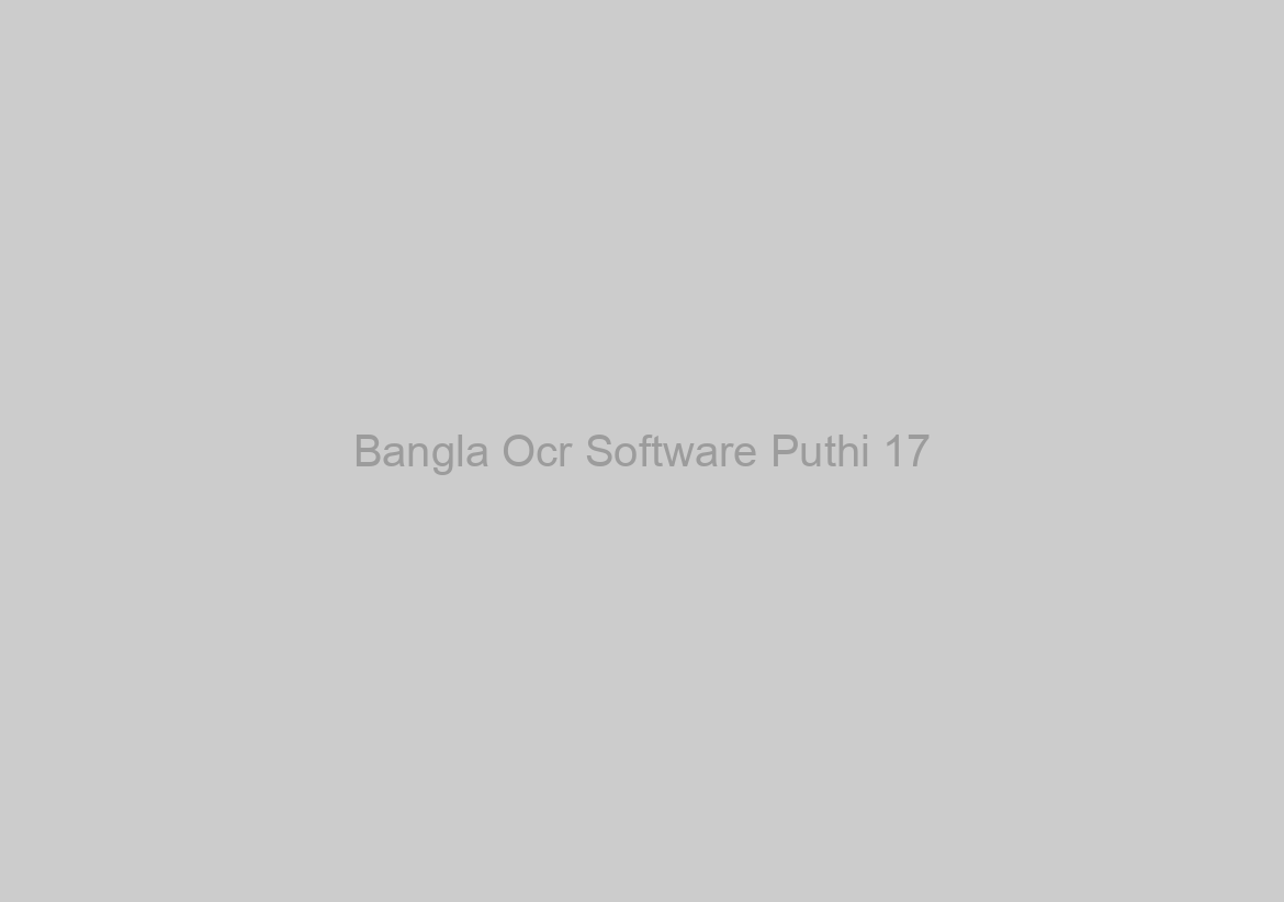 Bangla Ocr Software Puthi 17